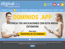 Tablet Screenshot of digival.es